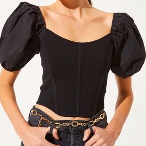 ASTR the label Puff Short Sleeve Top